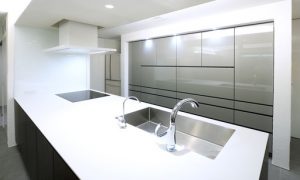 キッチン　収納　カップボード　モデルハウス　ジェイホームズ