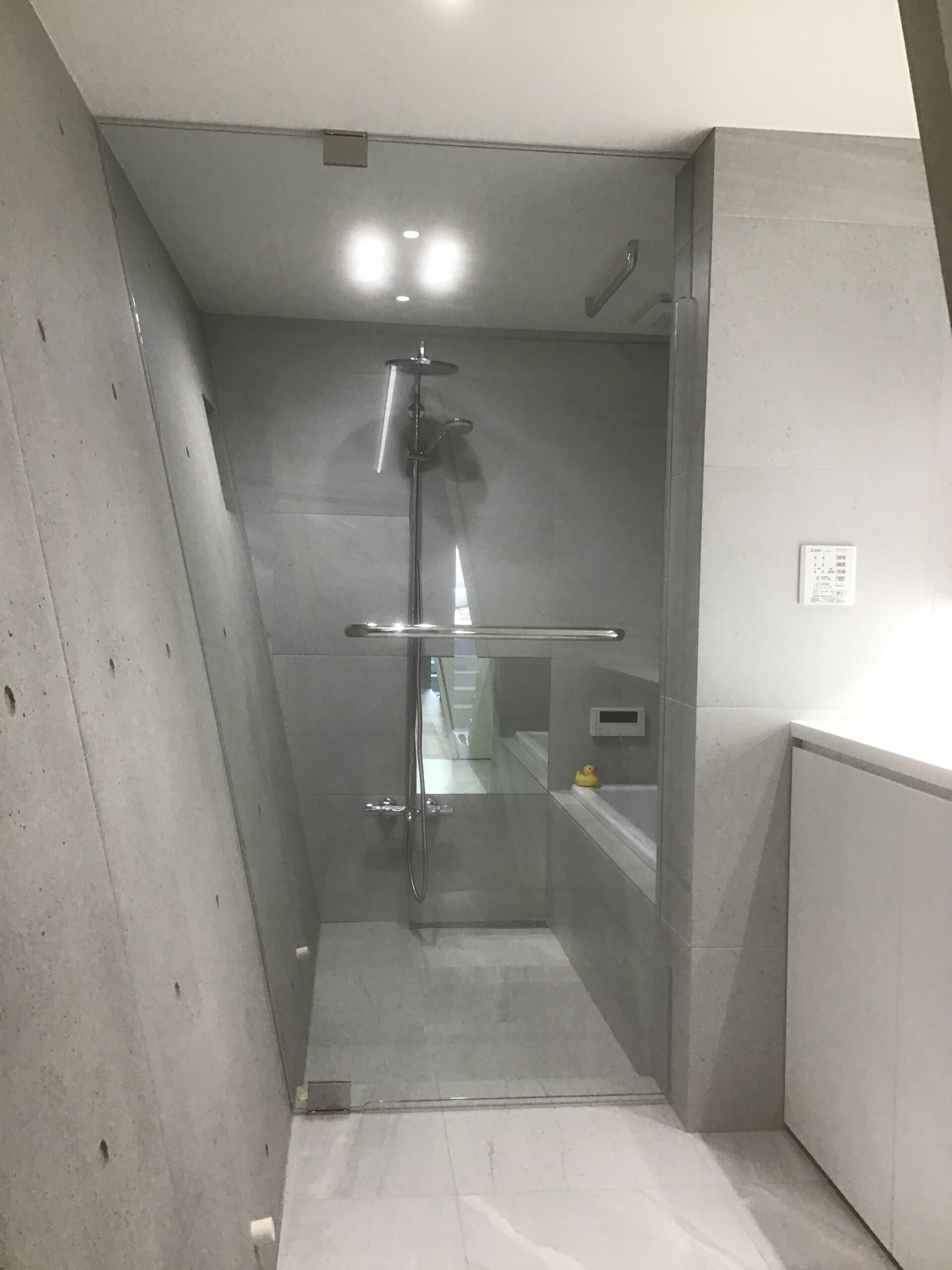 建築家の自邸　オープンハウス　浴室