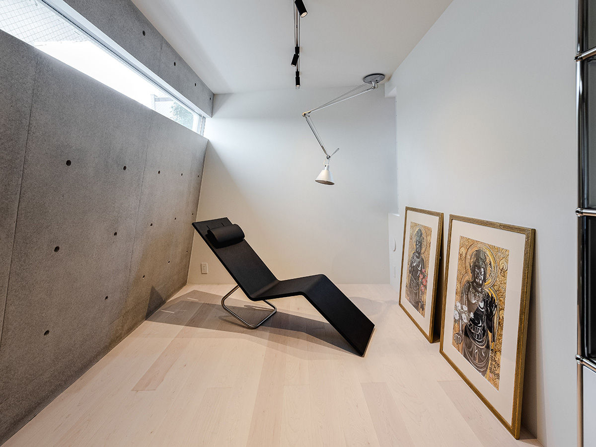 ワインセラーやライブラリーとしての静寂な隠れ家