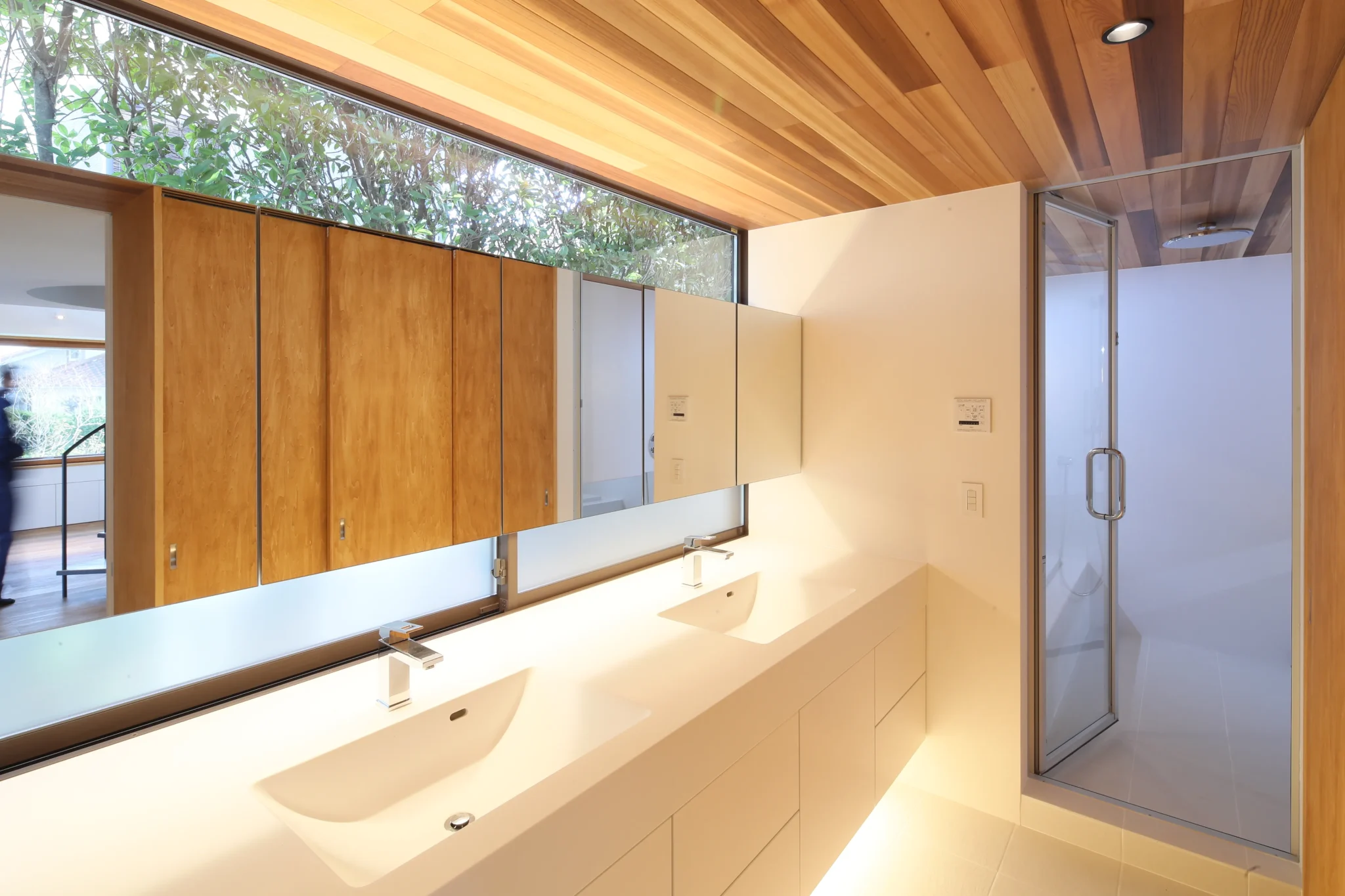建築家と造る高級注文住宅の洗面所。ホテルライクな空間の秘訣