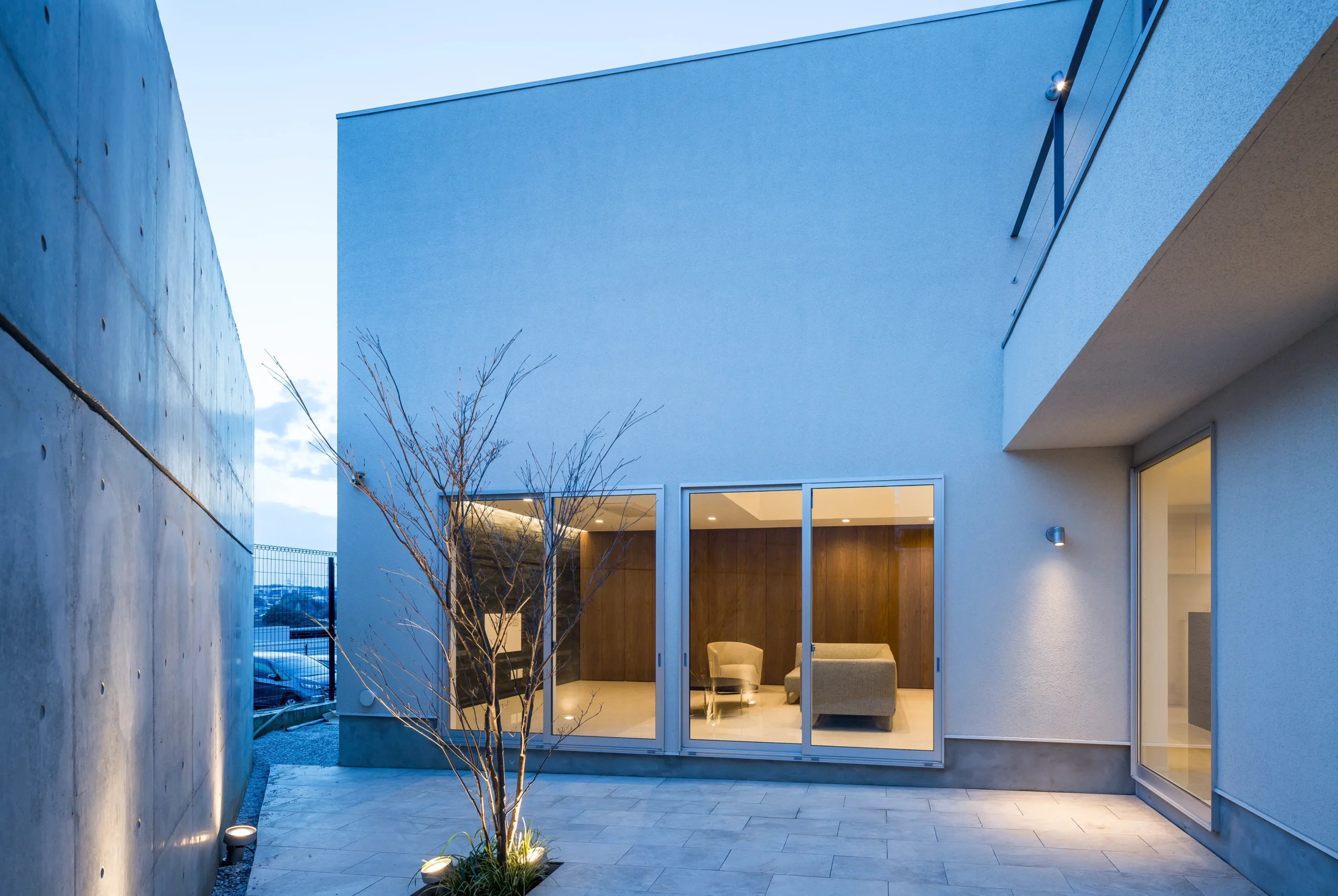 高級注文住宅の中庭｜建築家と叶えるプライバシーの高い空間